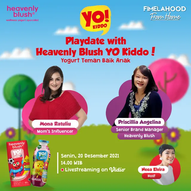 Playdate with Heavenly Blush YO Kiddo! Yogurt Teman Baik Anak
