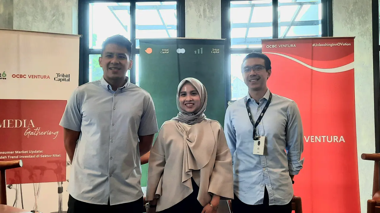 Media Conference Ocbc, Init-6 dan Trihill Capital (Liputan6.com/Elyza Binta Chabibillah)