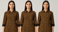 rekomendasi padu padan bawahan untuk tunik batik belah panjang/AI