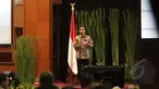 Presiden Joko Widodo membuka Rapat pimpinan (Rapim) TNI-Polri di Gedung Perguruan Tinggi Ilmu Kepolisian (PTIK)‎, Jakarta, Selasa (3/3/2015). Rapim TNI-Polri mengambil tema Sinergitas TNI-Polri Penggerak Revolusi Mental. (Liputan6.com/Faizal Fanani)