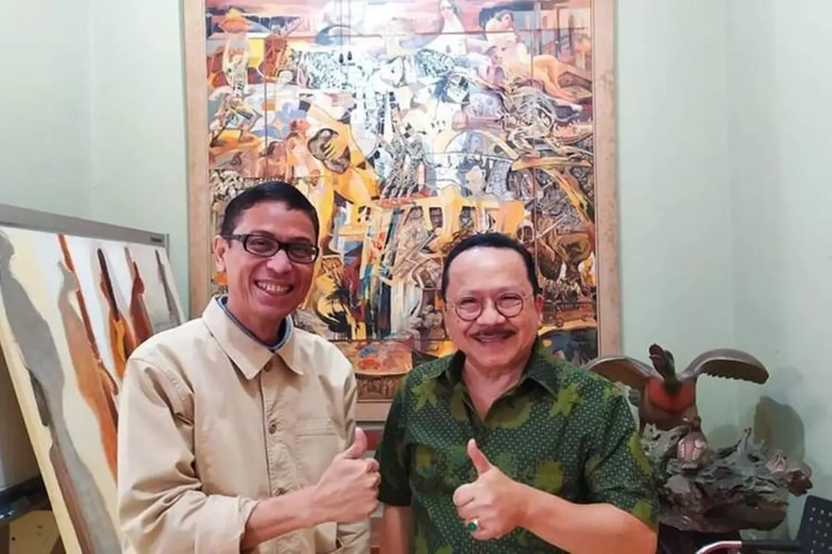 Cawagub DKI Nurmansjah Lubis bertemu mantan Gubernur DKI Jakarta Fauzi Bowo. (istimewa)