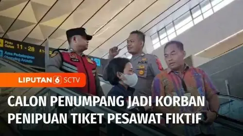 VIDEO: Awas Penipuan Tiket Pesawat Fiktif! Seorang Penumpang Gagal Terbang
