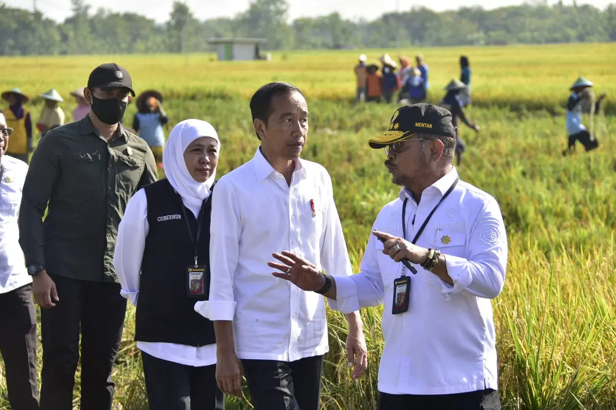 Menteri Pertanian (Mentan) Syahrul Yasin Limpo mengajak petani beralih ke pupuk organik atau hayati dan tidak bergantung pada penggunaan pupuk kimia (Dok. Kementerian Pertanian)