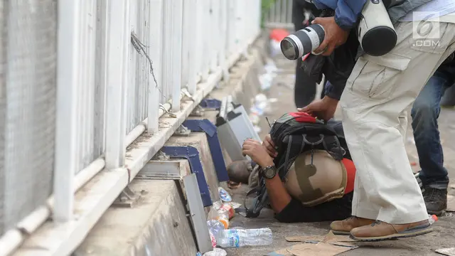 Mereka yang Tumbang dalam Demo Mahasiswa di DPR
