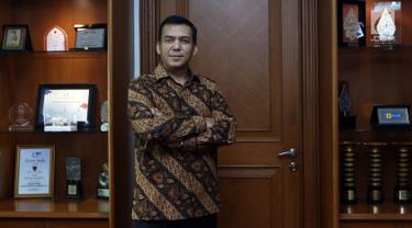 Direktur Utama PT Krakatau Steel (Persero) Tbk Silmy Karim. (Liputan6.com/JohanTallo)