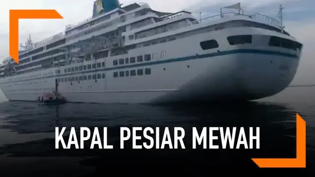 VIDEO: Wow, Kapal Pesiar Mewah Singgah di Probolinggo