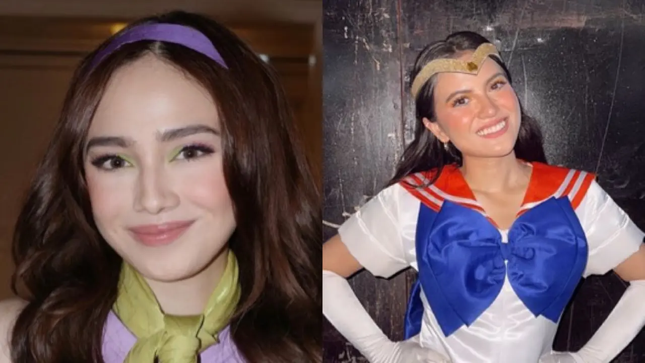 Tampilan Syifa Hadju  dan Marsha Aruan saat Rayakan Halloween