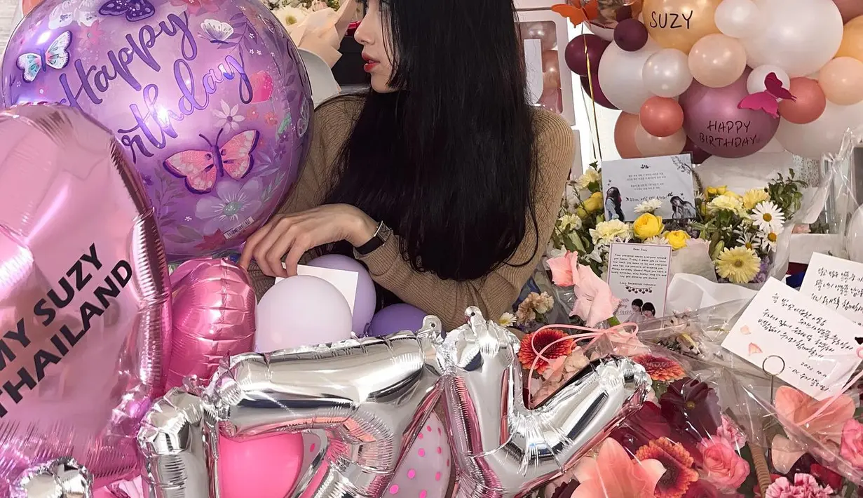 Potongan rambut  terbaru Suzy pun menuai beragam reaksi. Ada yang menyukainya, namun tak sedikit yang menganggap aneh. (Foto: Instagram/ skuukzky)