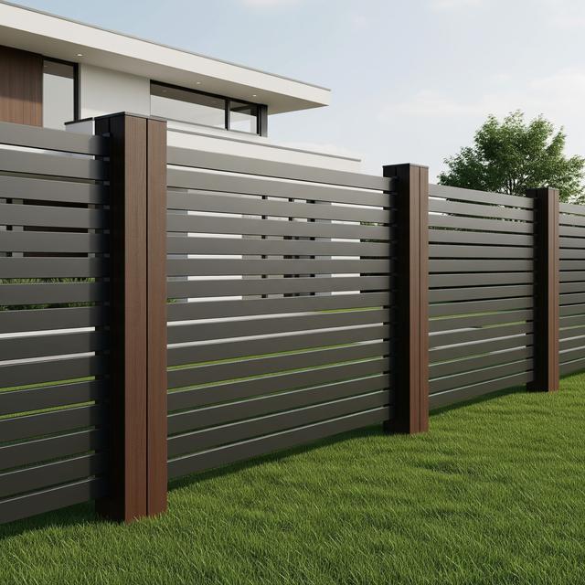 Model Pagar Rumah Baja Ringan Minimalis 2025 (Image by Gemini AI)