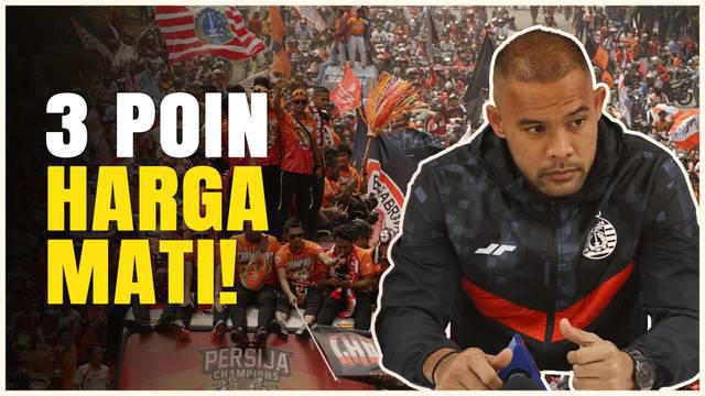 Berita video penjaga gawang Persija Jakarta, Andritany Ardhiayasa, percaya diri Macan Kemayoran bisa kalahkan Persib Bandung. Ia juga sampaikan pesan kepadan Jakmania untuk tetap kondusif.