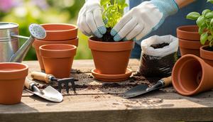 Menanam Kemangi di Pot