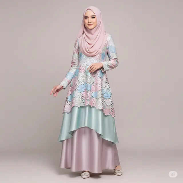 Pilihan Dress Brokat untuk Pengajian yang Memukau.