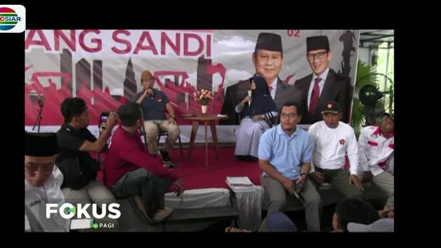 Dalam kesempatan kampanye, Sandiaga Uno bersama tim suksesnya mengunjungi posko pemenangan di Kecamatan Gombong, Kebumen, Jawa Tengah.