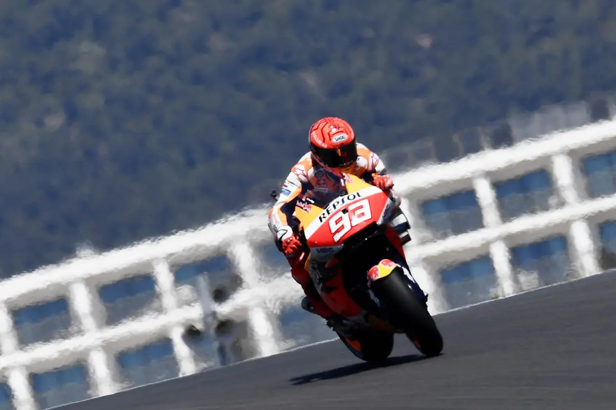 FOTO: Melihat Aksi Comeback Marc Marquez ke Arena Balap MotoGP, Si Bayi Alien Sempat Menitikan Air Mata