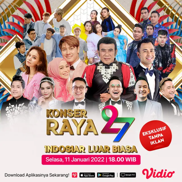 Live Streaming Konser Raya 27 Tahun Indosiar Luar Biasa
