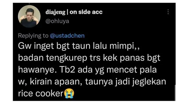 8 Curhatan Netizen saat Mimpi Ini Absurd Banget, Bikin Heran