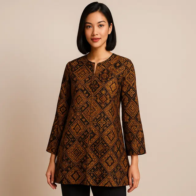 7 Model Tunik Batik Cantik untuk Kondangan Terbaru 2025, Tampil Anggun dan Elegan di Setiap Acara