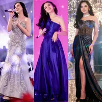 Lihat di sini beberapa potret Lyodra Ginting dibalut dress-dress megah penuh kilau, sukses menyulapnya bak princess.