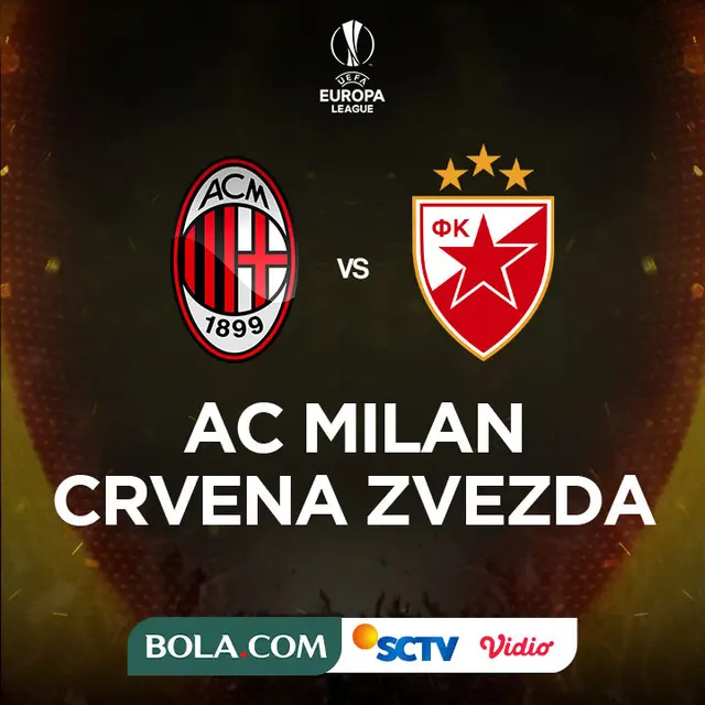 Liga Europa - AC Milan Vs Crvena zvezda