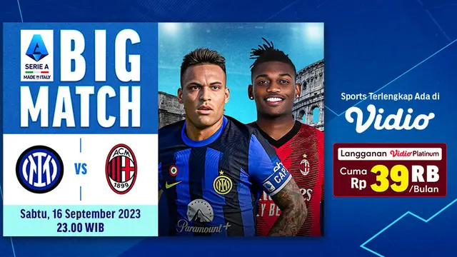 Link Siaran Langsung Inter Milan vs AC Milan