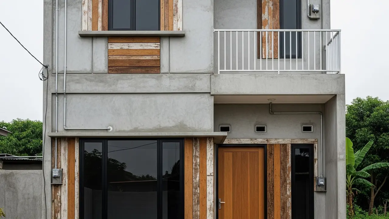 Desain Rumah 2 Lantai Sederhana dan Biaya 100 Juta Full