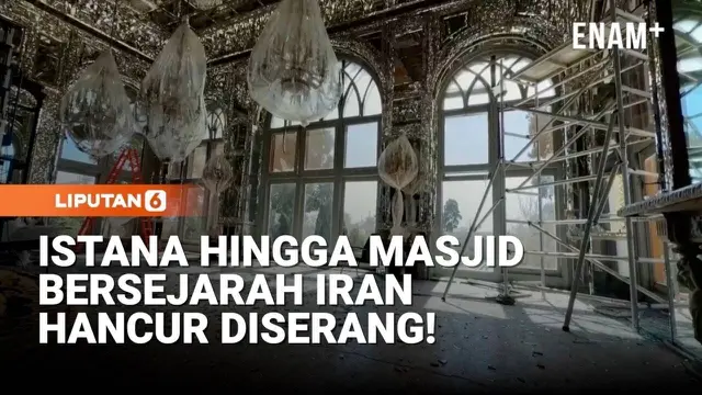 Istana hingga Masjid Bersejarah Iran Hancur Diserang AS-Israel