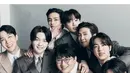 Bang Si Hyuk dan BTS. (Instagram/ hitmanb72)