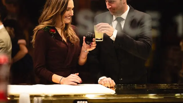 Ilustrasi pasangan romantis