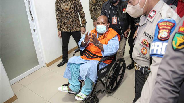 KPK Resmi Tahan Lukas Enembe