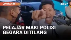 Viral! Pelajar SMP Ngamuk saat Ditegur Polisi