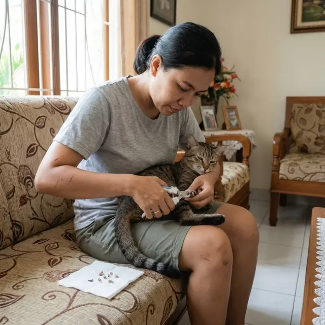 Tips Mengatasi Kucing Garuk Sofa Terus