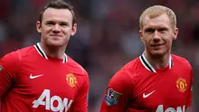 Paul Scholes dan Wayne Rooney (Mirror)