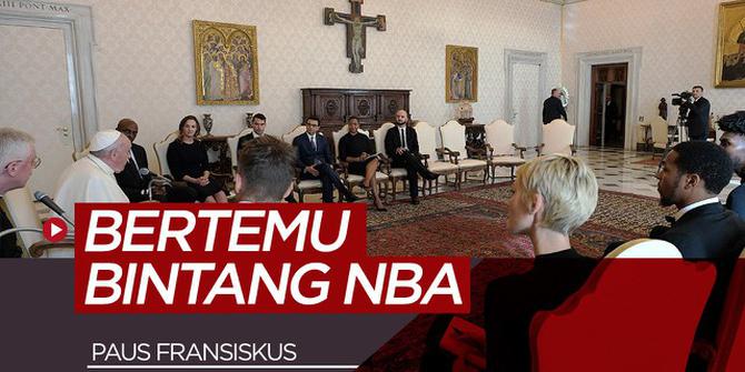 VIDEO: Paus Fransiskus Undang Bintang NBA, Bahas Apa?