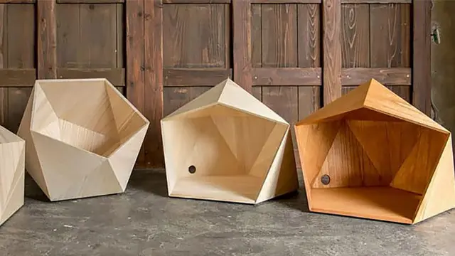 [Bintang] Tempat Tidur Geometri Bikin Kucing Kamu Bobo Nyenyak