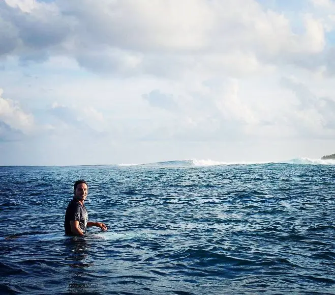 Hamish Daud bahagia bisa kembali menyelam (Foto: Instagram)