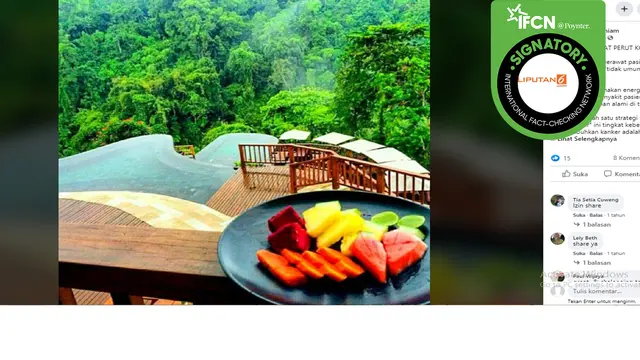 Hoaks makan buah saat perut kosong sembuhkan kanker