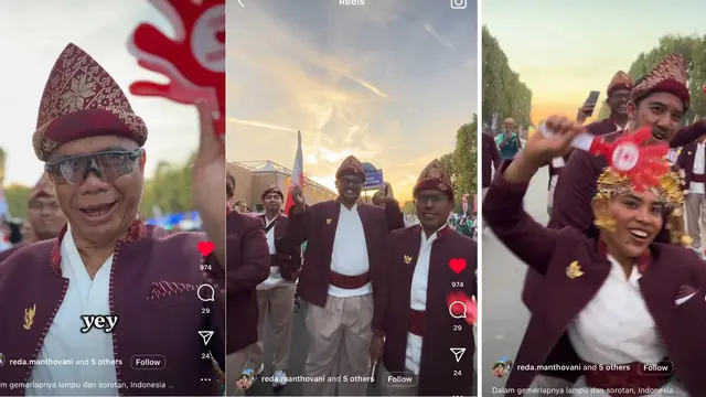 Kemeriahan kontingen Indonesia di Opening Ceremony Paralimpiade 2024 Paris