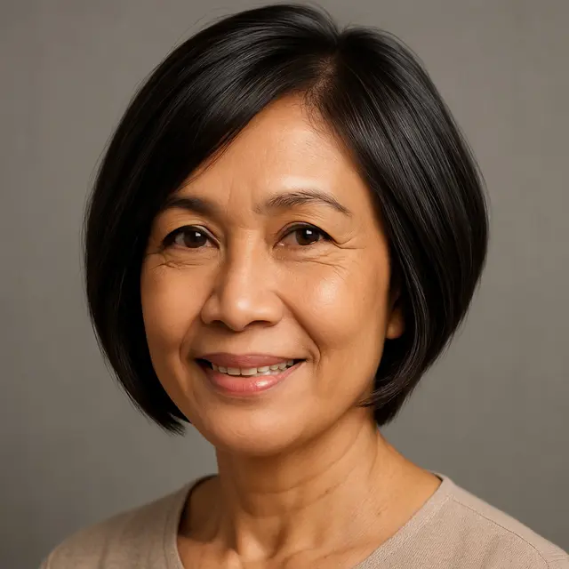 14 Model Rambut Bob Nungging Pendek untuk Ibu-ibu 50 Tahun di 2025, Bikin Awet Muda dan Elegan