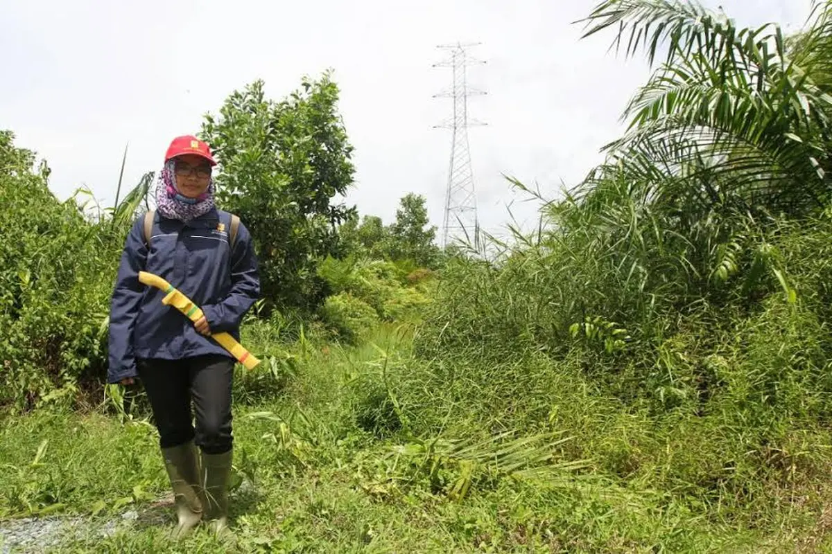 Assistant Engineer Teknis Sipil PT PLN Novi Dwi Harriani. (Liputan6.com/Pebrianto Eko Wicaksono)