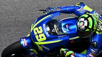Pembalap Suzuki, Andrea Iannone (AFP/Vincenzo Pinto)