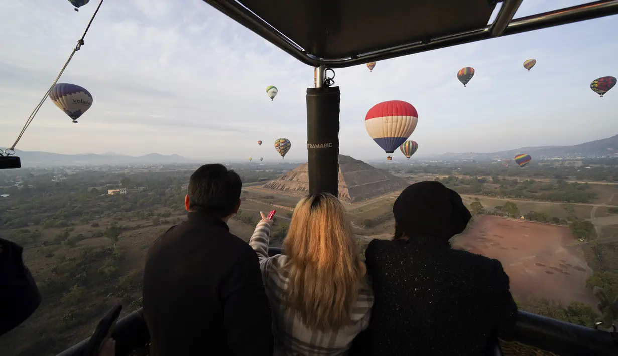 Pembangunan kota Teotihuacan diperkirakan bermula sekitar 300 SM, dan mencapai masa keemasannya sekitar tahun 300-600 Masehi. (AP Photo/Marco Ugarte)
