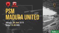 Piala Indonesia - PSM Makassar Vs Madura United (Bola.com/Adreanus Titus)