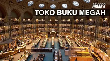 Begitu diubah menjadi toko buku, tempat ini dikunjungi satu juta orang tiap tahunnya.