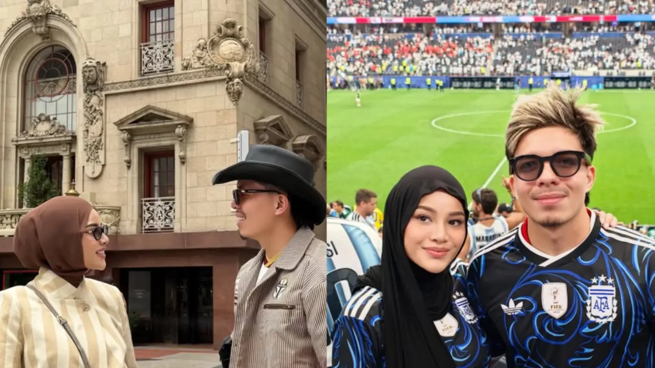 Gaya Serasi Aurel Hermansyah dan Atta Halilintar Nikmati Euforia Piala Duni 2026 di Amerika Serikat
