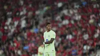 Debut Starter Marcus Rashford di Barcelona Hanya Berjalan 45 Menit, Hansi Flick Jelaskan Alasannya