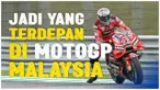 Berita Video, Enea Bastiani fisi diperingkat satu MotoGP Malaysia 2023 pada Minggu (12/11/2023)