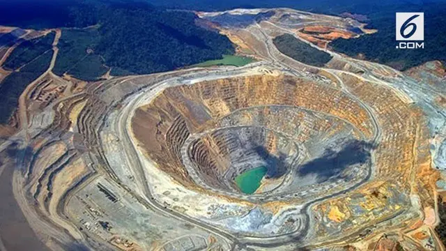 Tambang emas Freeport di Papua adalah salah satu yang terbesar di dunia. Tak hanya emas, tambang ini juga memiliki kandungan bijih lain, yakni tembaga dan perak.