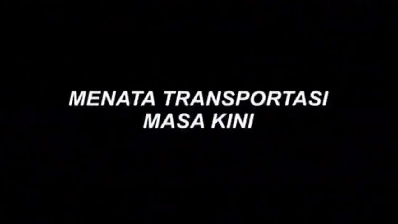 Barometer Pekan Ini: Menata Transportasi Masa Kini