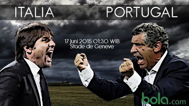 Laga Persahabatan : Italia vs Portugal