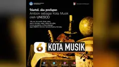 UNESCO menetapkan kota Ambon sebagai kota musik dunia. Ini disampaikan langsung oleh Dirjen UNESCO, Kamis (31/10/2019).